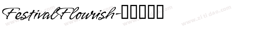 FestivalFlourish字体转换