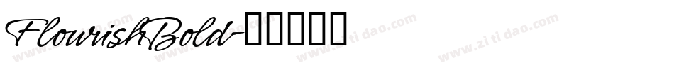 FlourishBold字体转换