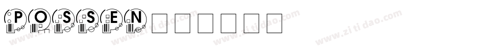 POSSEN字体转换