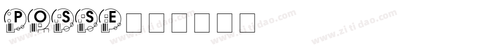 Posse字体转换