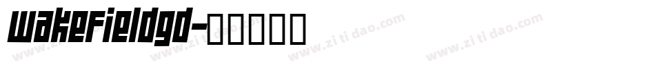 WakefieldGD字体转换