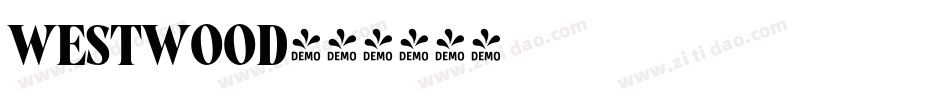 WESTWOOD字体转换