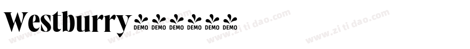 Westburry字体转换