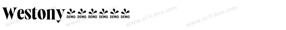 Westony字体转换