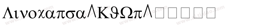 Linocapsa-KJWp字体转换
