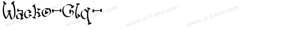 Wacko-Glq字体转换