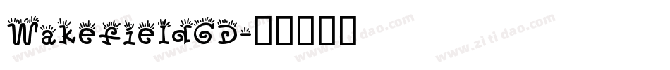WakefieldGD字体转换