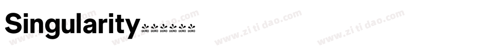 Singularity字体转换