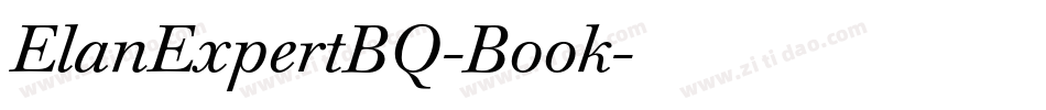 ElanExpertBQ-Book字体转换
