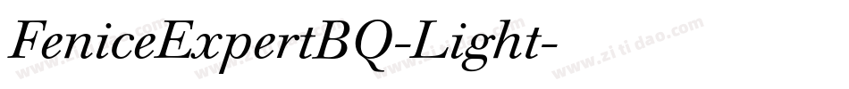 FeniceExpertBQ-Light字体转换