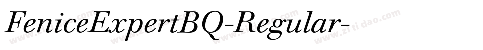 FeniceExpertBQ-Regular字体转换