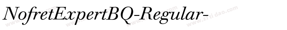 NofretExpertBQ-Regular字体转换