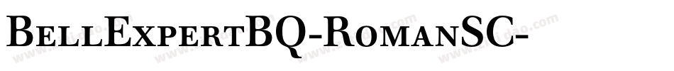 BellExpertBQ-RomanSC字体转换