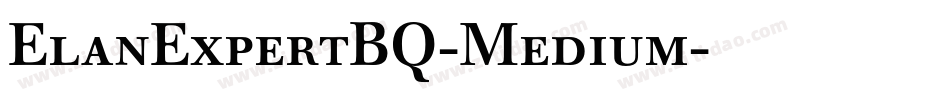 ElanExpertBQ-Medium字体转换