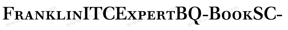 FranklinITCExpertBQ-BookSC字体转换