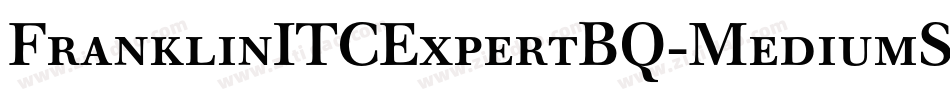 FranklinITCExpertBQ-MediumSC字体转换