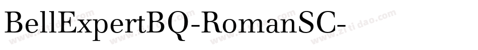 BellExpertBQ-RomanSC字体转换