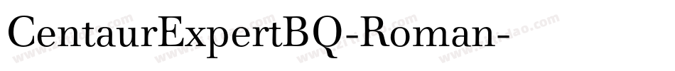 CentaurExpertBQ-Roman字体转换