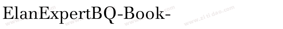 ElanExpertBQ-Book字体转换
