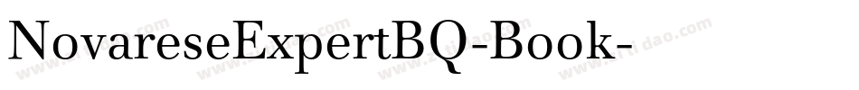 NovareseExpertBQ-Book字体转换