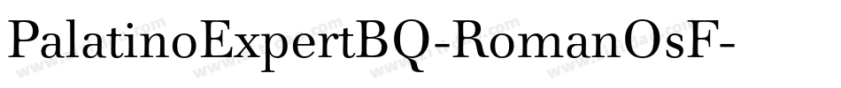 PalatinoExpertBQ-RomanOsF字体转换