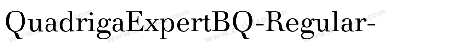 QuadrigaExpertBQ-Regular字体转换