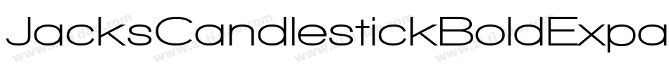 JacksCandlestickBoldExpand-Evzg字体转换