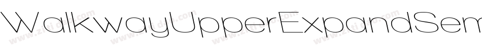 WalkwayUpperExpandSemi-Rvgl字体转换