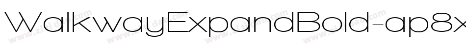 WalkwayExpandBold-ap8x字体转换