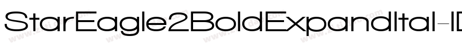 StarEagle2BoldExpandItal-lDj0字体转换