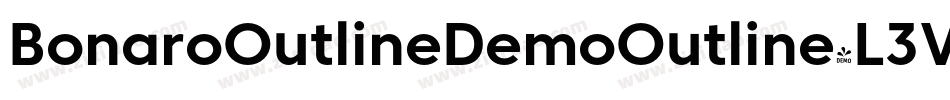 BonaroOutlineDemoOutline-L3V65字体转换
