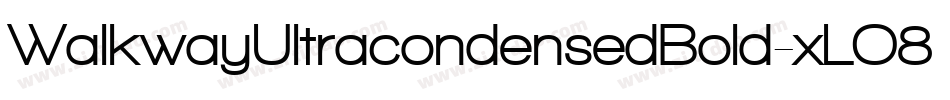 WalkwayUltracondensedBold-xLO8字体转换