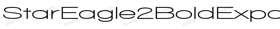 StarEagle2BoldExpandItal-lDj0字体转换