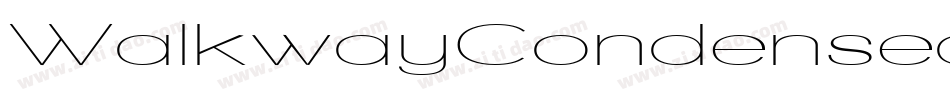 WalkwayCondensed-rxY9字体转换