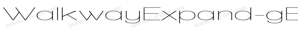 WalkwayExpand-gEAY字体转换