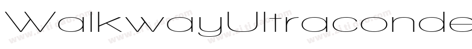 WalkwayUltracondensedBold-xLO8字体转换