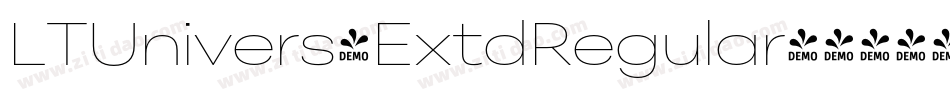 LTUnivers-ExtdRegular字体转换