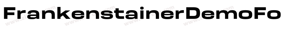 FrankenstainerDemoFontBold-2OOWd字体转换