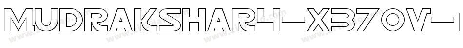 Mudrakshar4-x370V字体转换