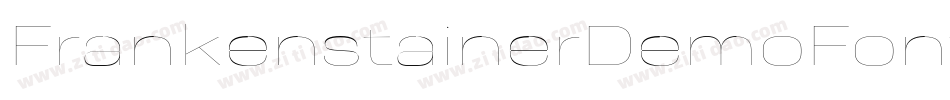 FrankenstainerDemoFontBold-2OOWd字体转换