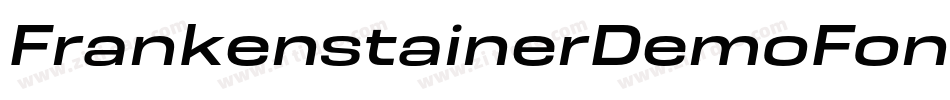FrankenstainerDemoFontBold-2OOWd字体转换
