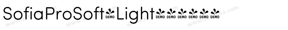 SofiaProSoft-Light字体转换