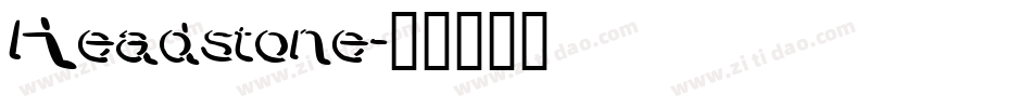 Headstone字体转换