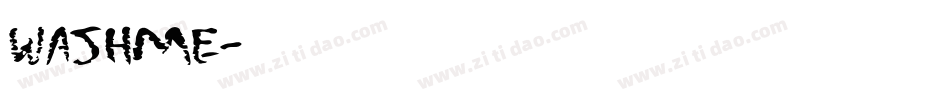 WashMe字体转换