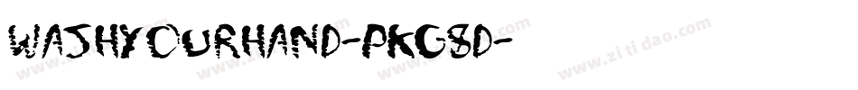 WashYourHand-PKG8d字体转换