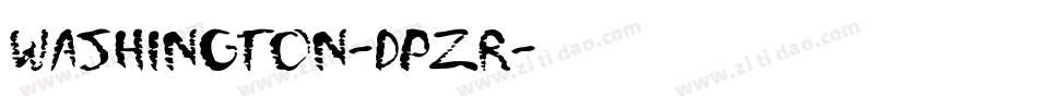 Washington-dPzR字体转换