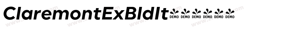 ClaremontExBldIt字体转换