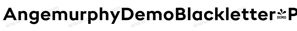 AngemurphyDemoBlackletter-PK34B字体转换