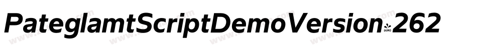 PateglamtScriptDemoVersion-262v字体转换