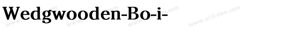 Wedgwooden-Bo-i字体转换